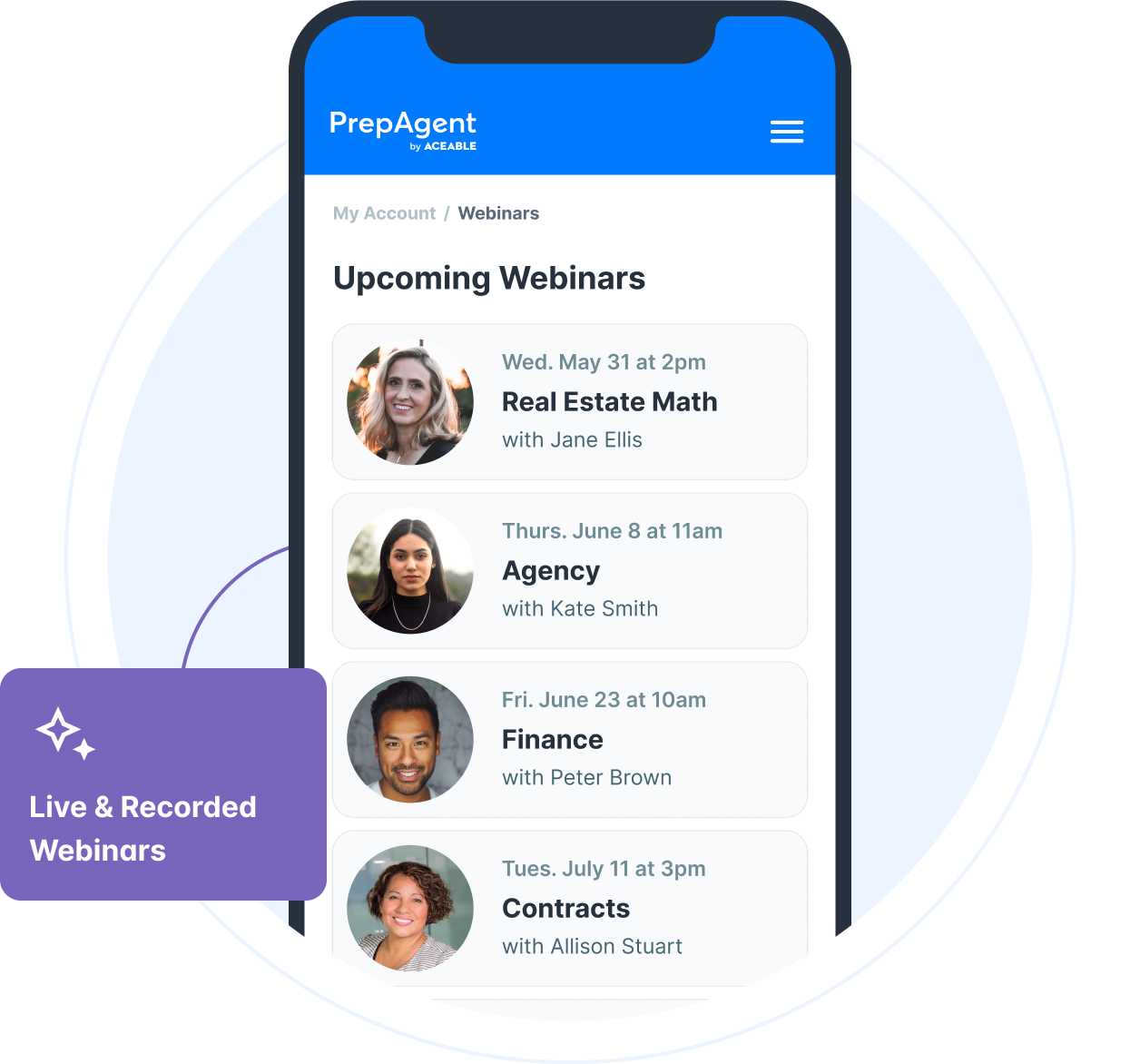 PrepAgent Upcoming webinars